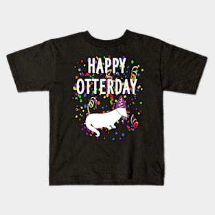 Otter pun parody animal gift otterday Kids T-Shirt